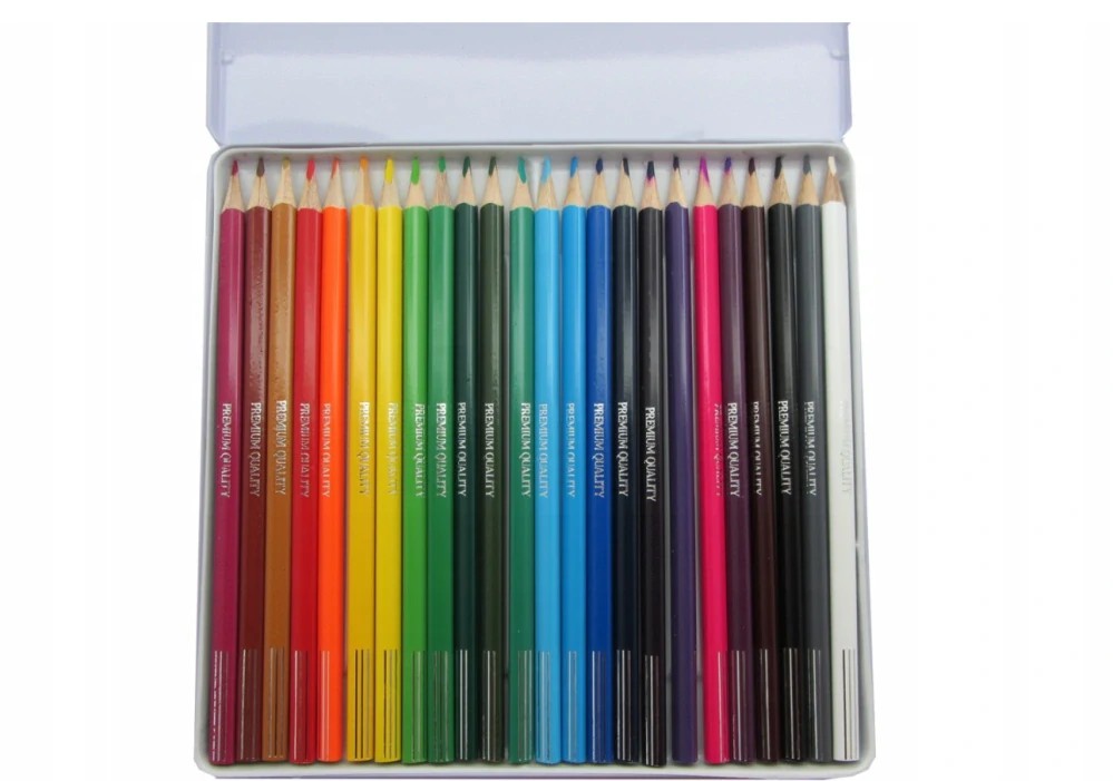 Trojhranné pastelky na tužky 24 ks