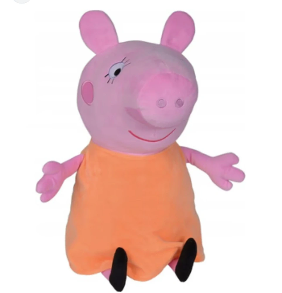 Plyšová postavička prasátko Pepa, máma 40cm