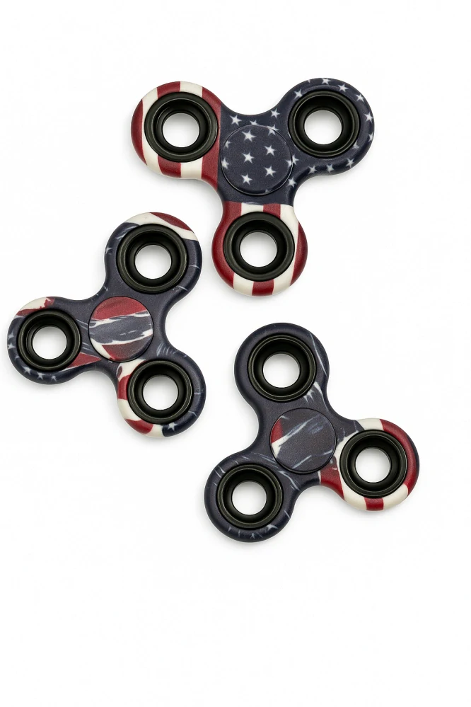 Fidget Spinner, USA black