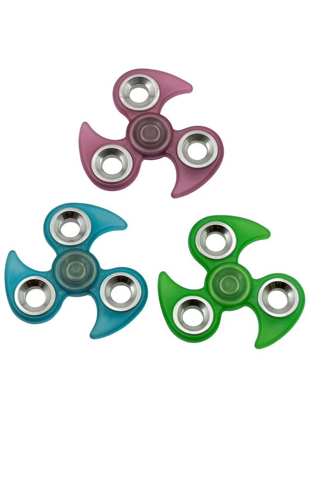 Fidget Spinner, Ninja průsvitný tyrkysový