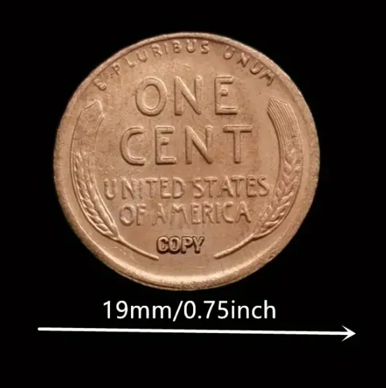 Replika mince One Cent 1914