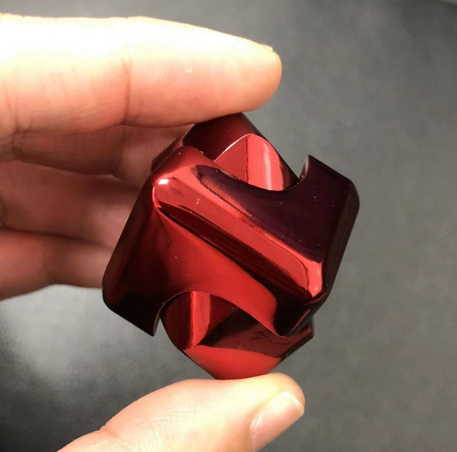 Fidget Spinner Cube červená