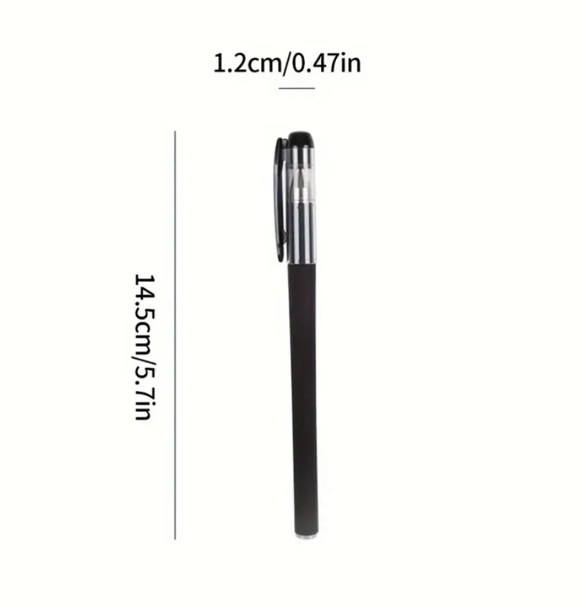 Černé gelové pero 0,5mm
