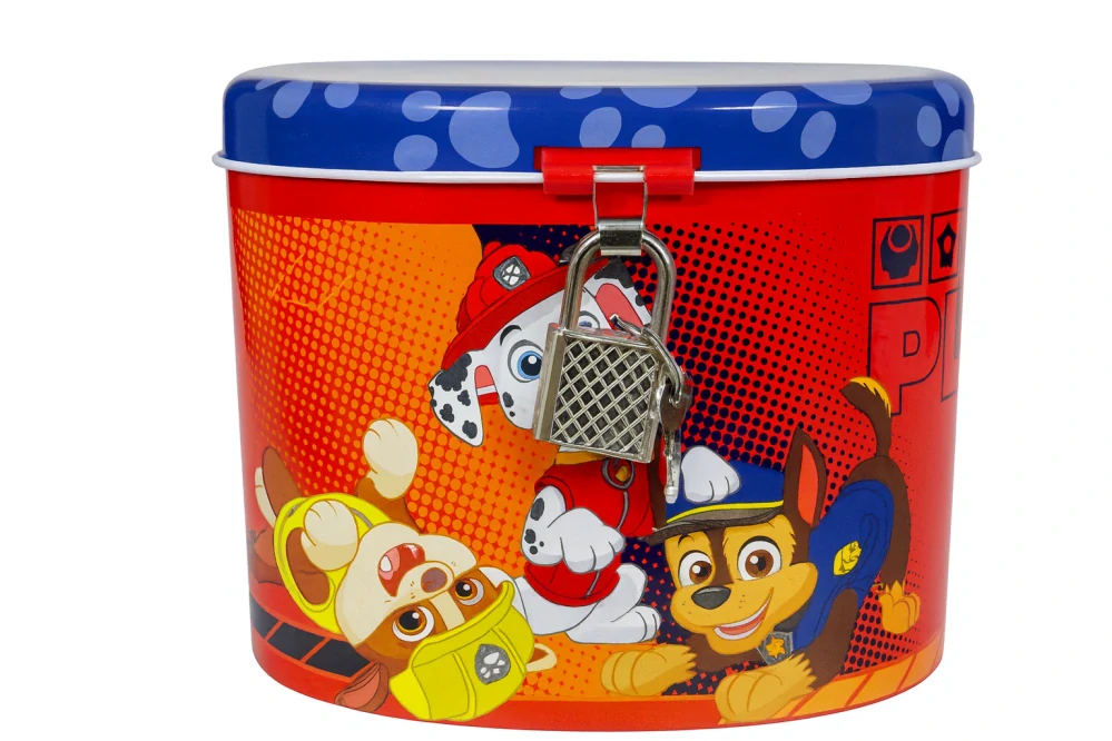 Kasička-Pokladnička se zámkem,Tlapková patrola- Paw patrola