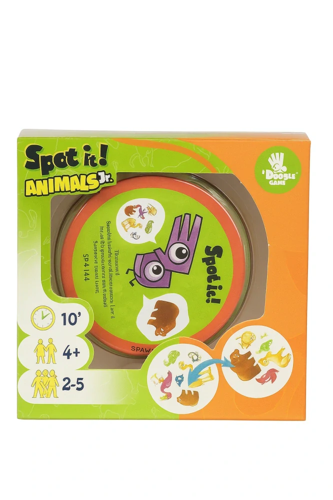 Spot It! Animals Jr. / Dobble Kids Zvířátka – dětská postřehová hra