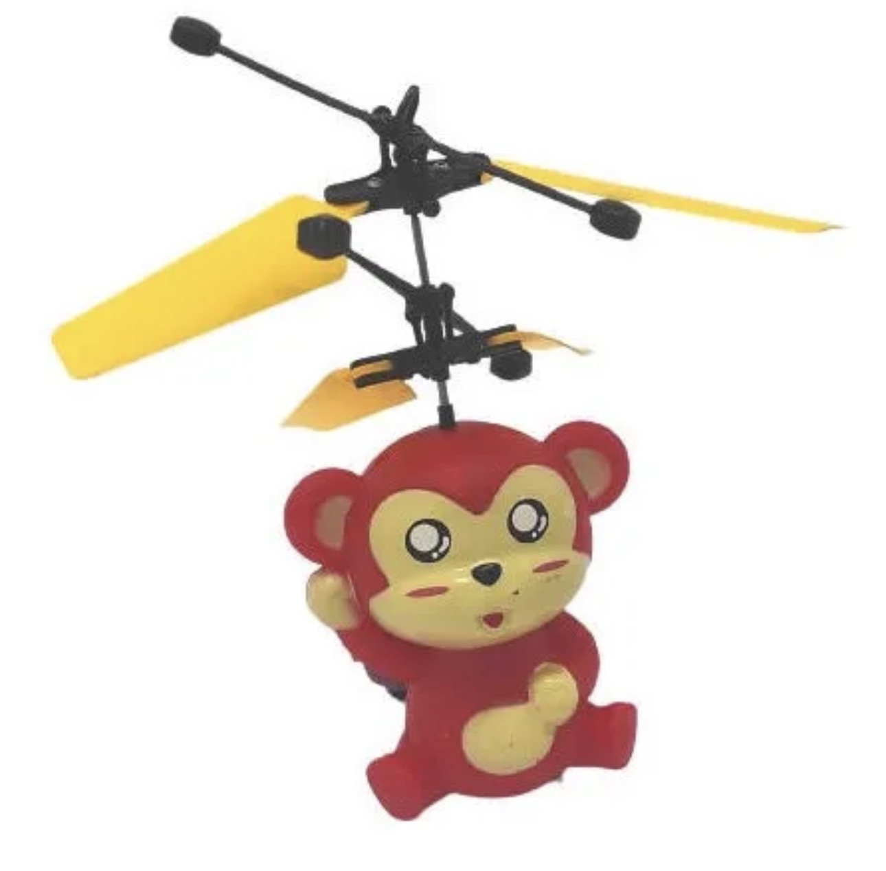 Létající opička – Flying Induction Aircraft (USB dobíjení) červená