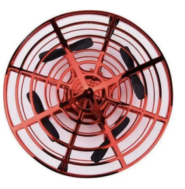 Indukční létající UFO Induction Aircraft – Létající indukční UFO s IR senzory, červéné 