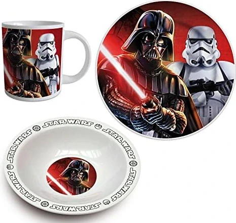 Star Wars- Hvězdné války, Jídelní set 3dílný