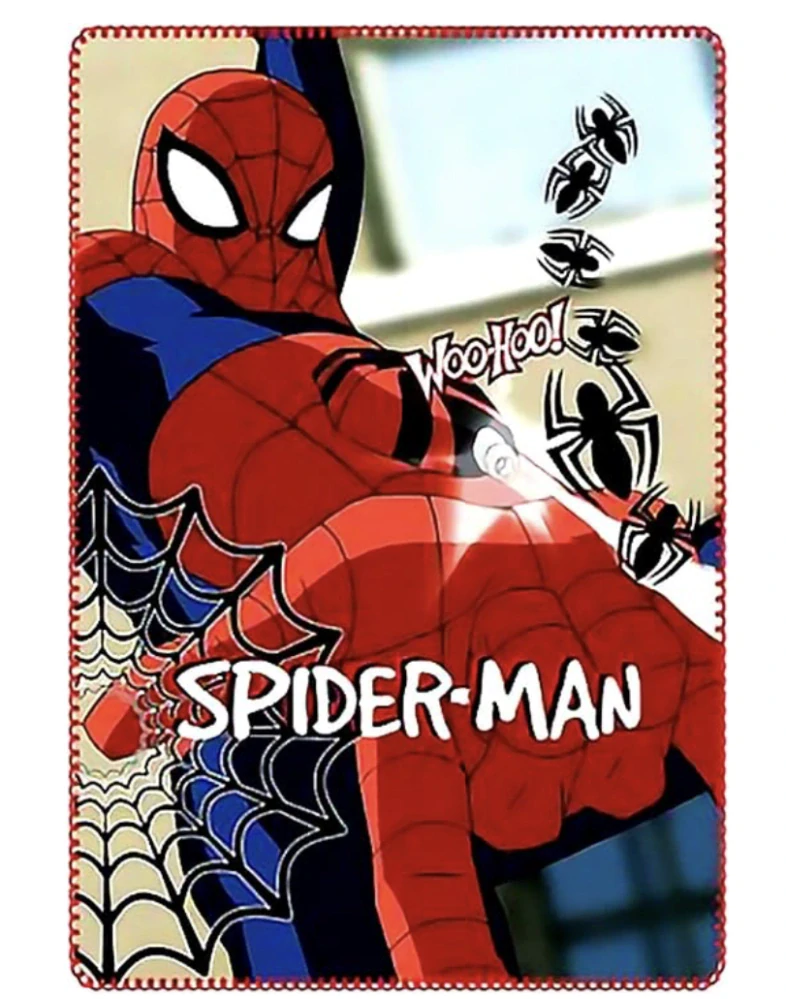 Dětská fleecová deka Marvel Spider-Man, rozměr: 100 × 150 cm
