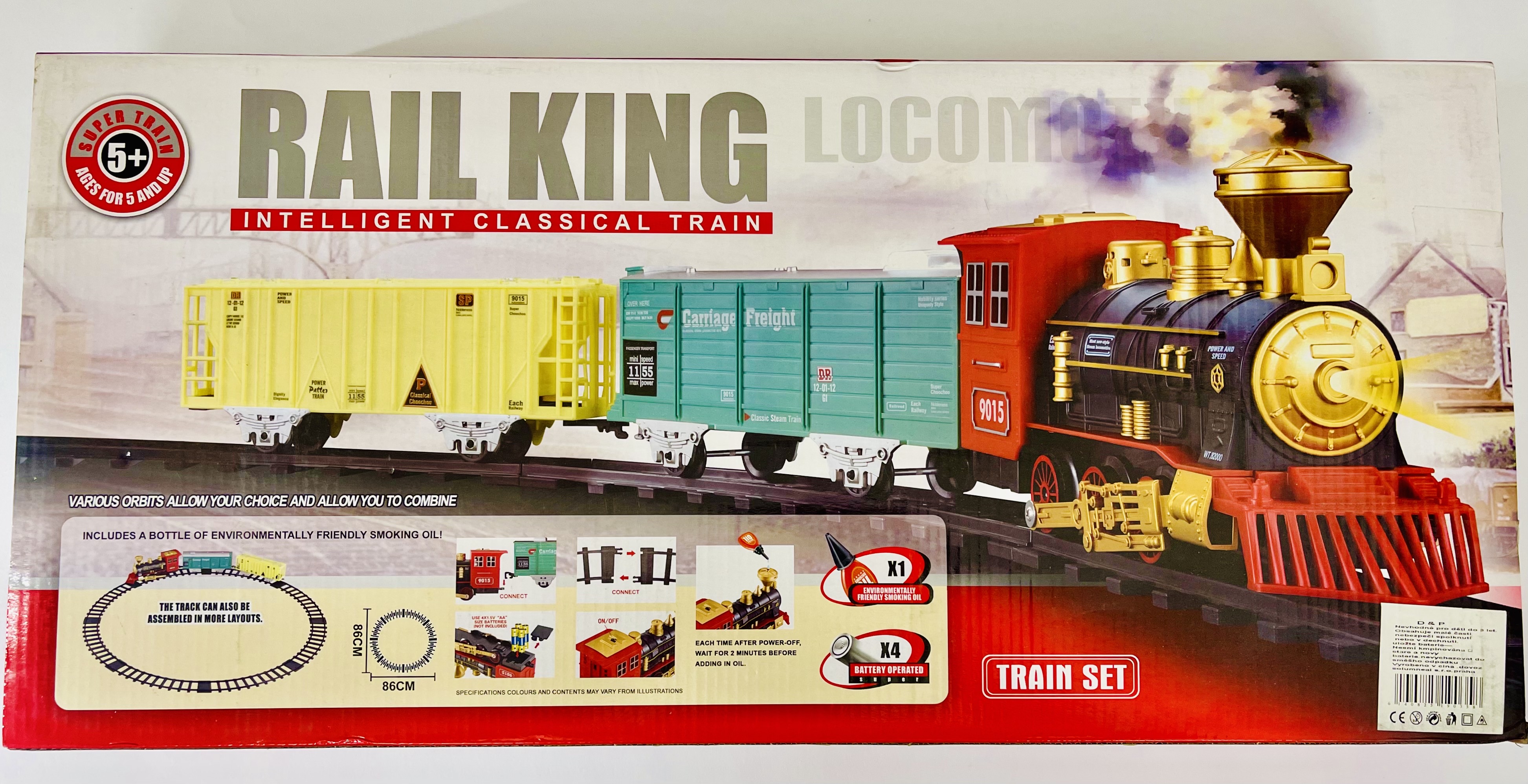 Vlaková souprava, Rail King Locomotive (video)