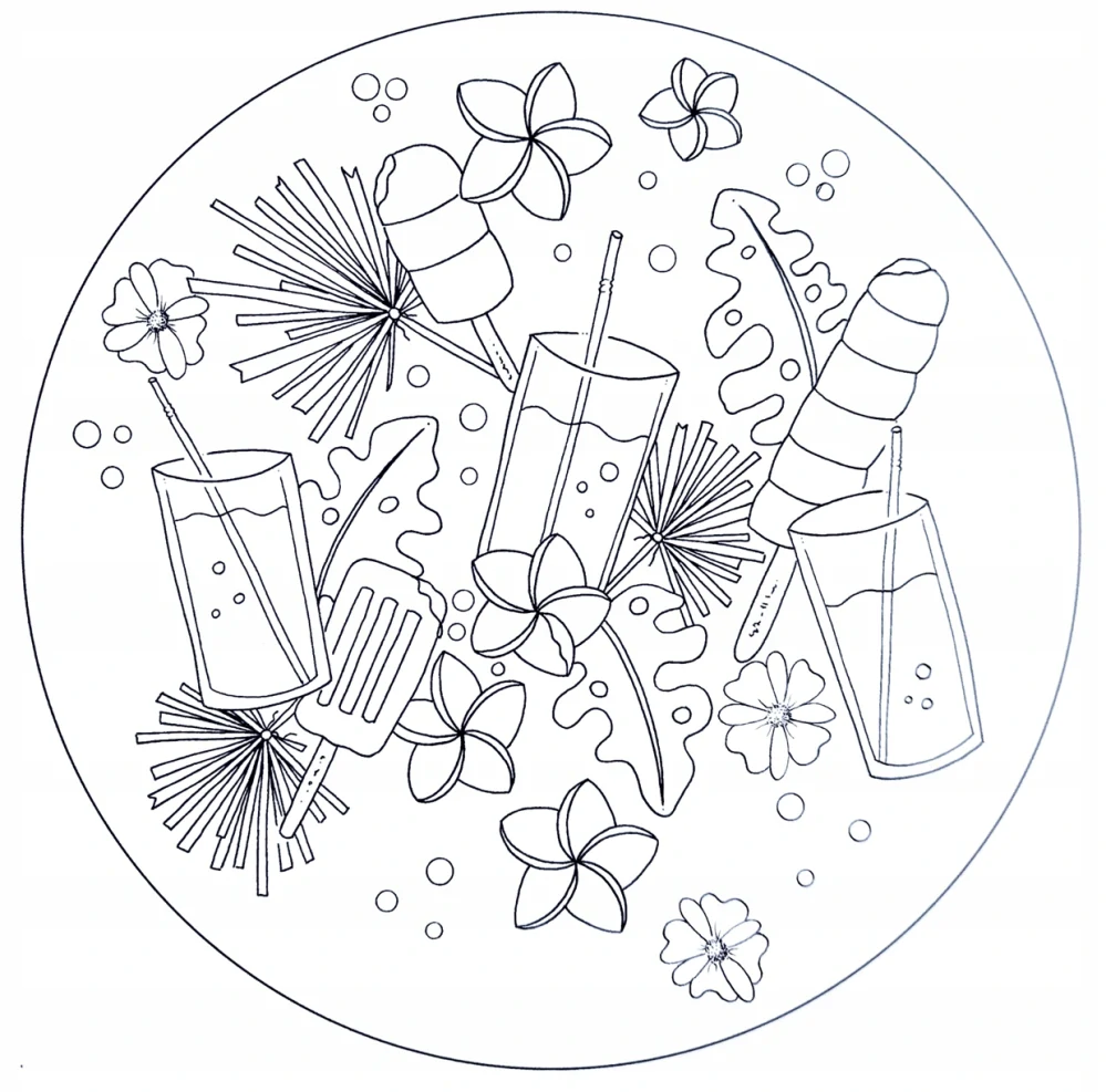 Mandala Fun – antistresová omalovánka pro dospělé (72 motivů)