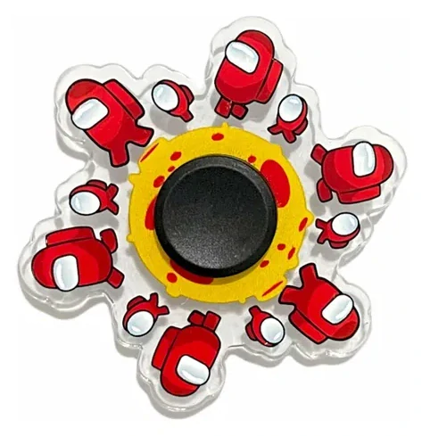 Fidget Spinner 6tiramenný animovaný Among