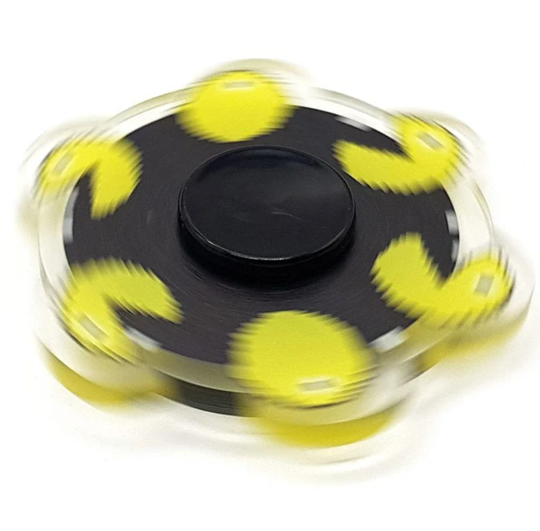 Fidget Spinner 6tiramenný animovaný Pac Man