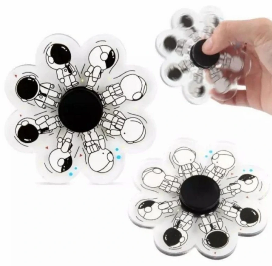 Fidget Spinner 8miramenný animovaný Astronaut