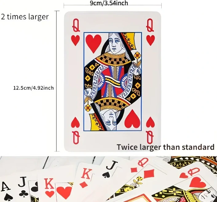 54 velkých hracích karet