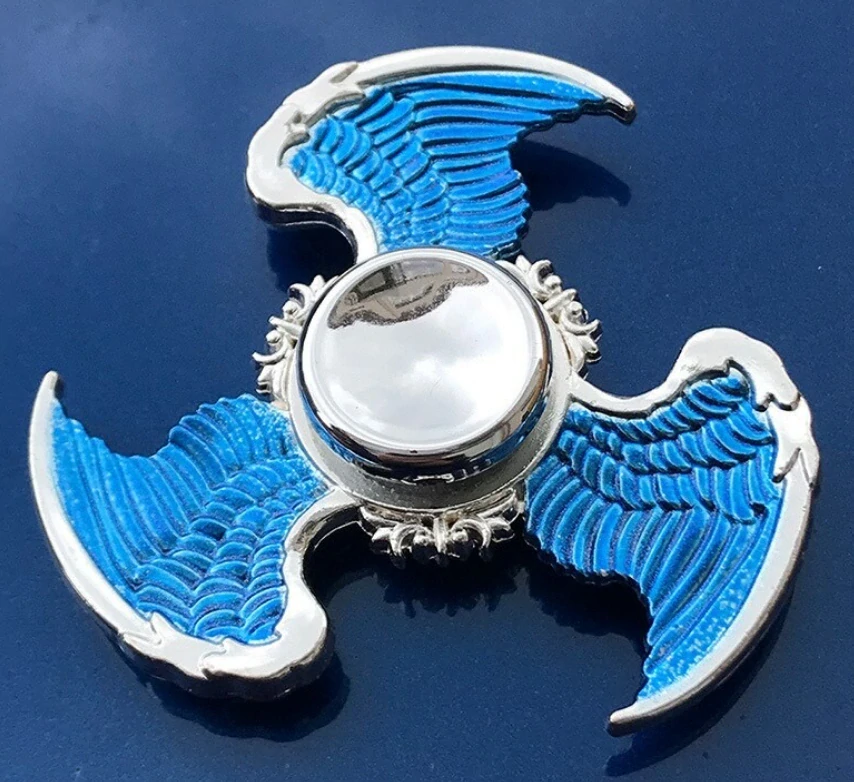 Fidget spinner Modrá křídla