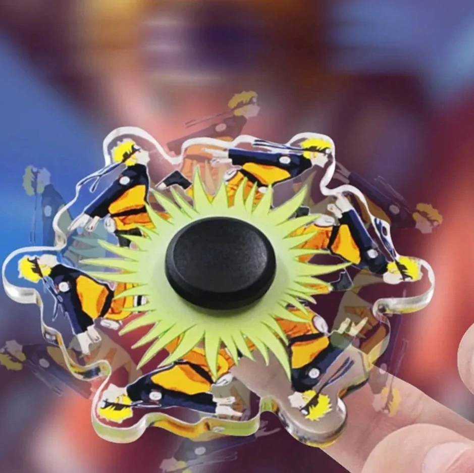 Fidget Spinner 6tiramenný animovaný Naruto