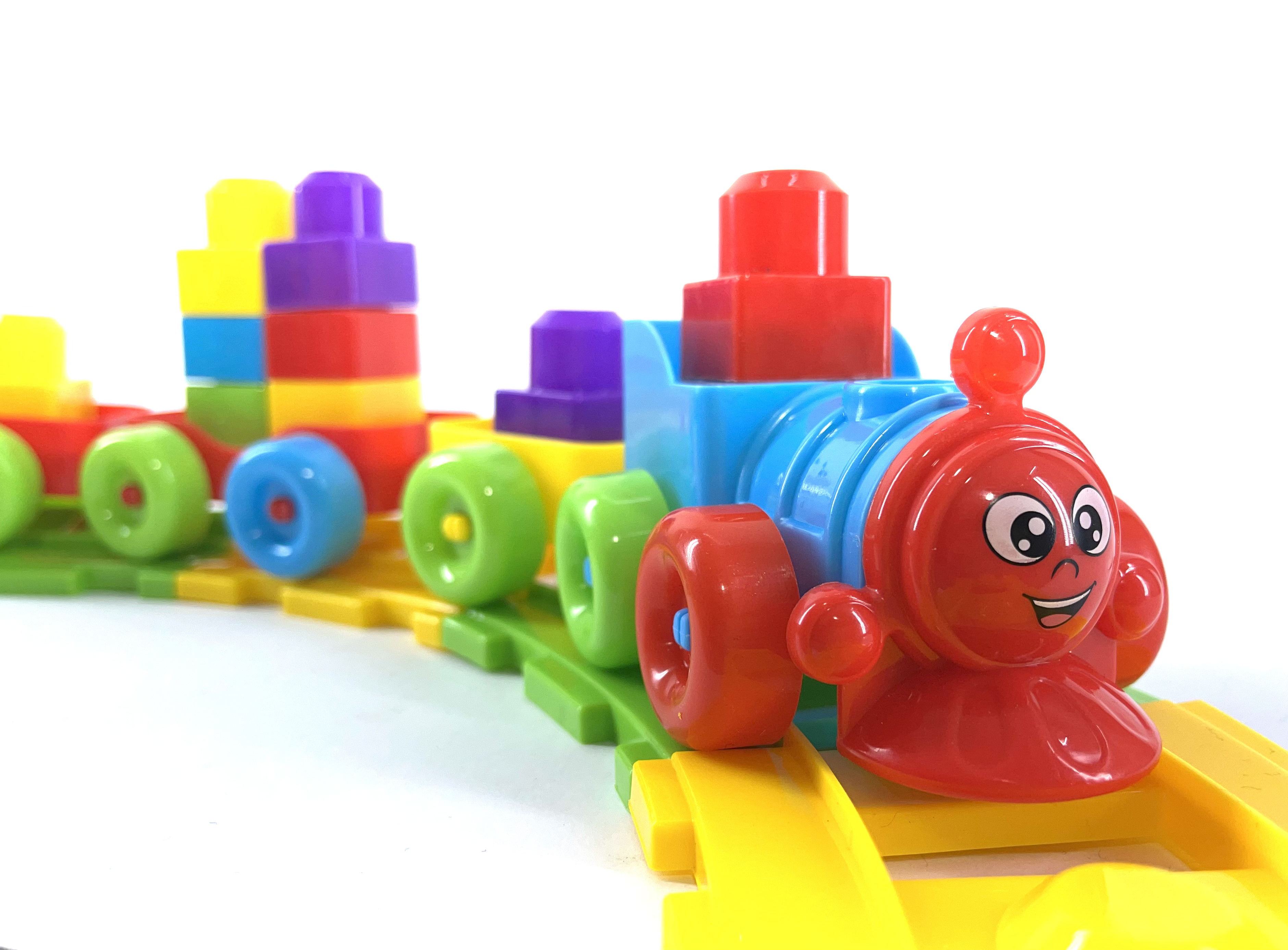 Vláčkodráha Blocks Train 59 dílů, stavebnice