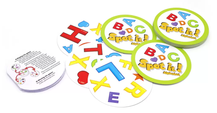 Dobble- Spot it! Alphabet ABCD