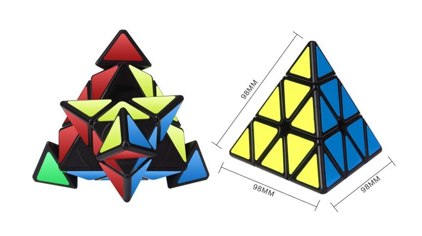 Rubikova kostka Pyramida MoYu černá