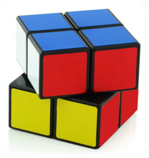 MoYu Meilong Kostka 2x2x2 černá s nálepkami