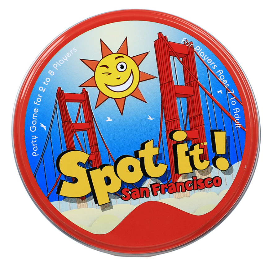 Dobble- Spot it! San Francisco, karetní hra