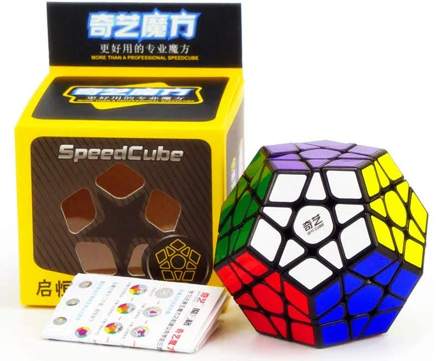 QiYi Qiheng Speed Cube Megaminx černý