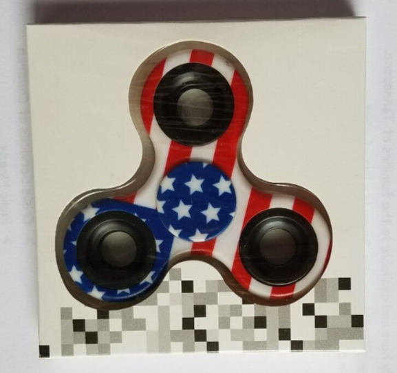 Antistresový Fidget Spinner USA vlajka