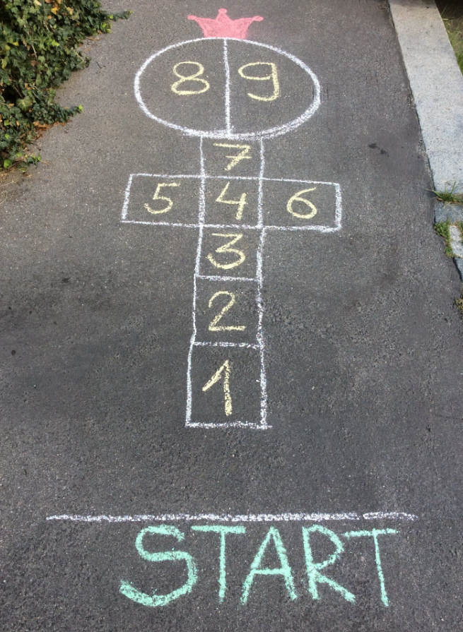 Křídy barevné chodníkové 15ks