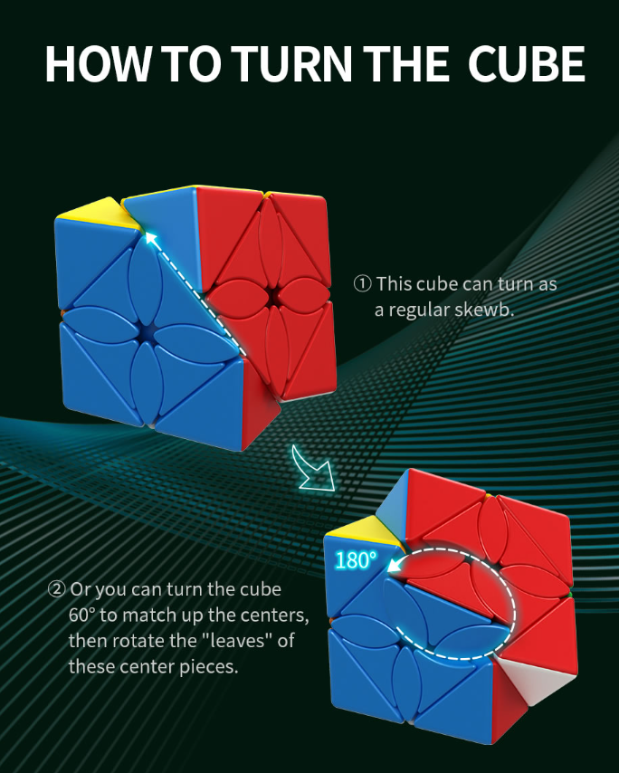 MoYu MoFangJiaoShi Meilong Ivy Skewb 6 colors
