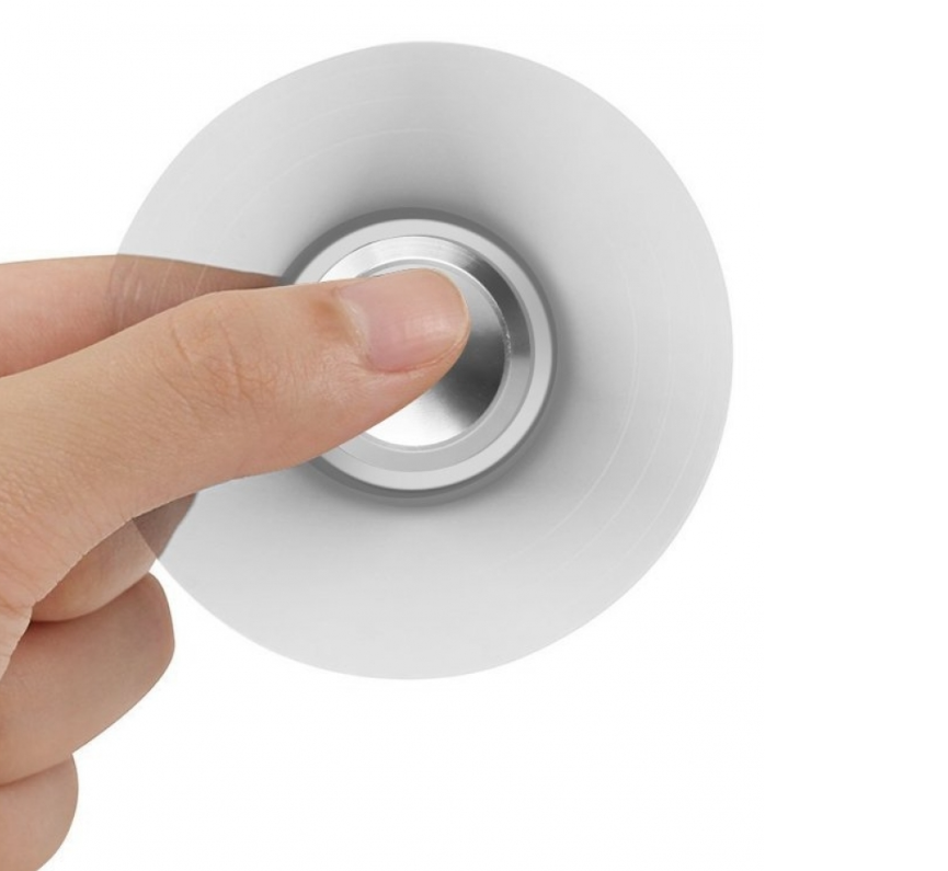 Fidget Spinner Silver Crab HQ červený