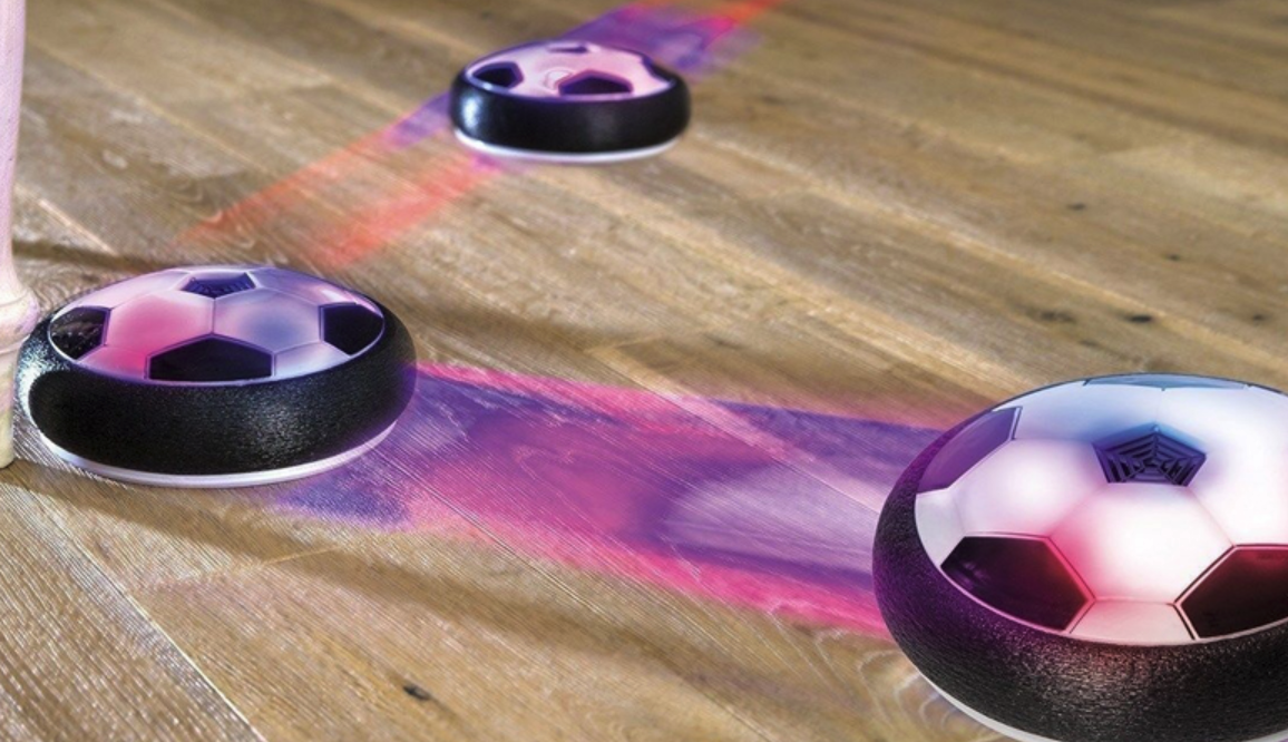 Hover Ball pozemní míč 11 cm se světlem a zvukem oranžový 