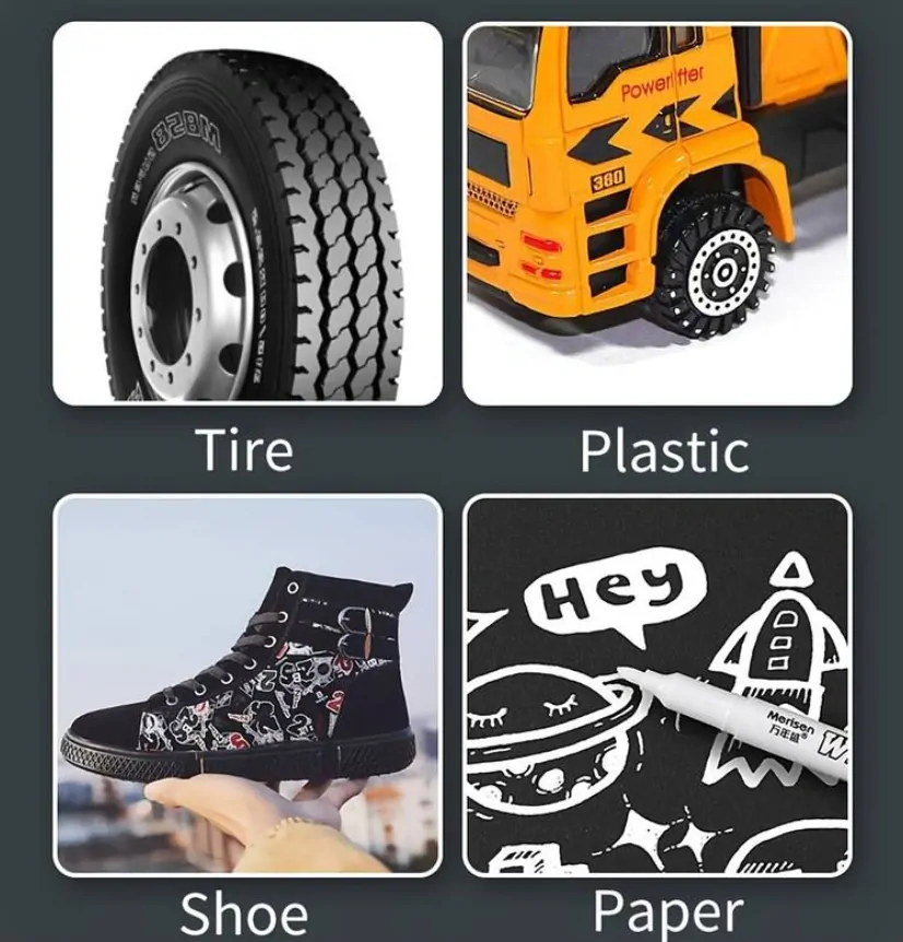 Bílý fix permanentní