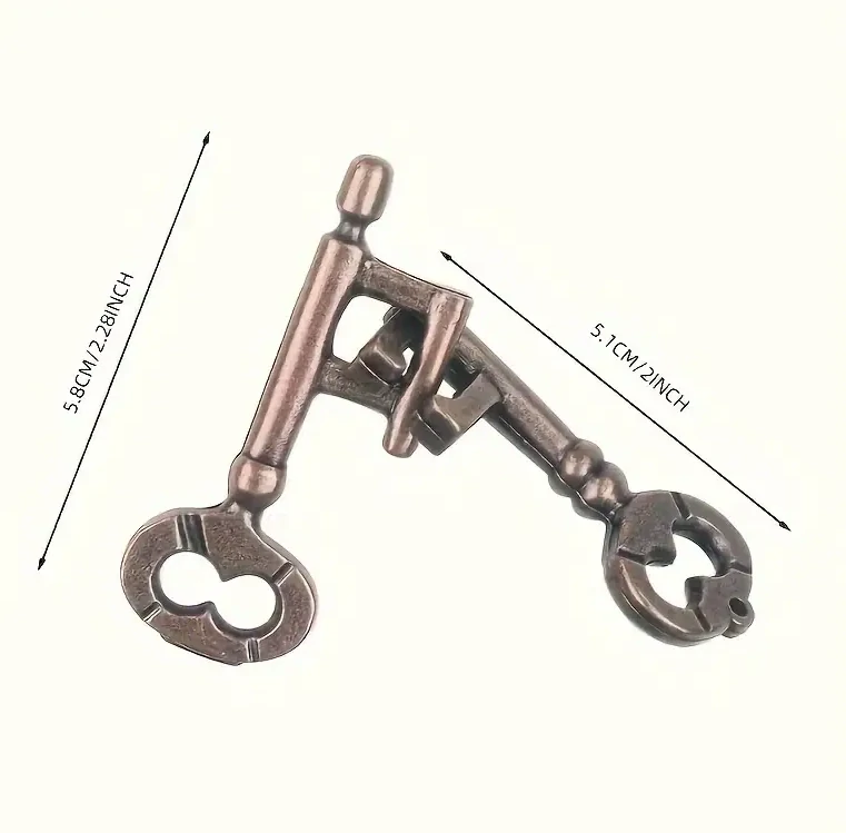 Kovový hlavolam Klíče