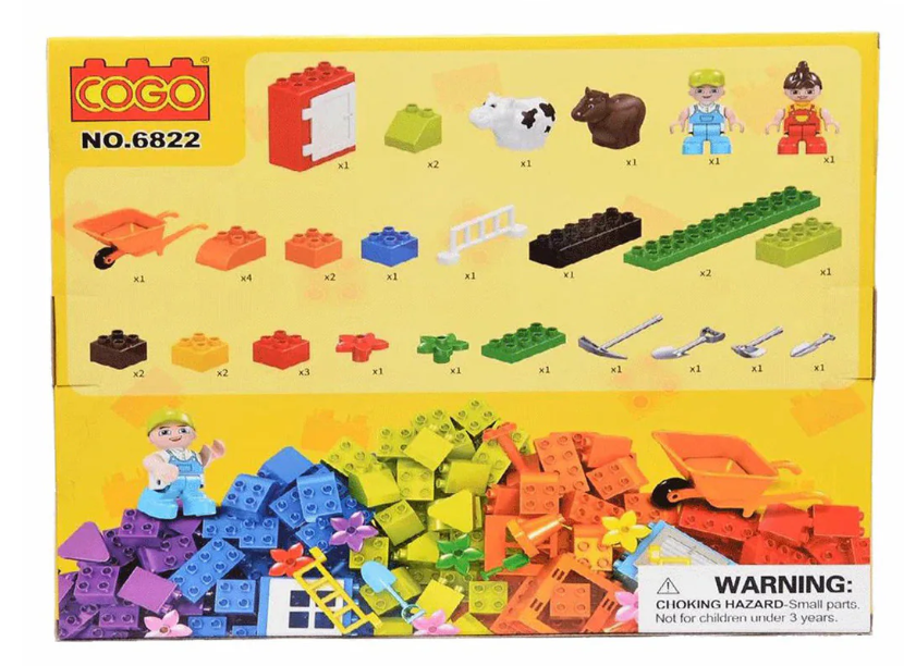 Cogo 6822 Farm, 34 ks, stavebnice