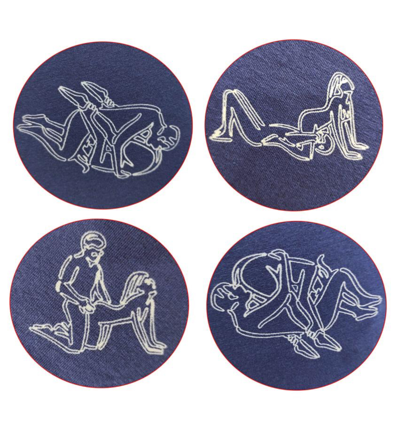 Bavlněné veselé boxerky Miego tmavě modré