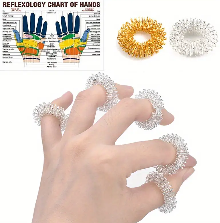 Nerezové akupunkturní prsteny 1 ks