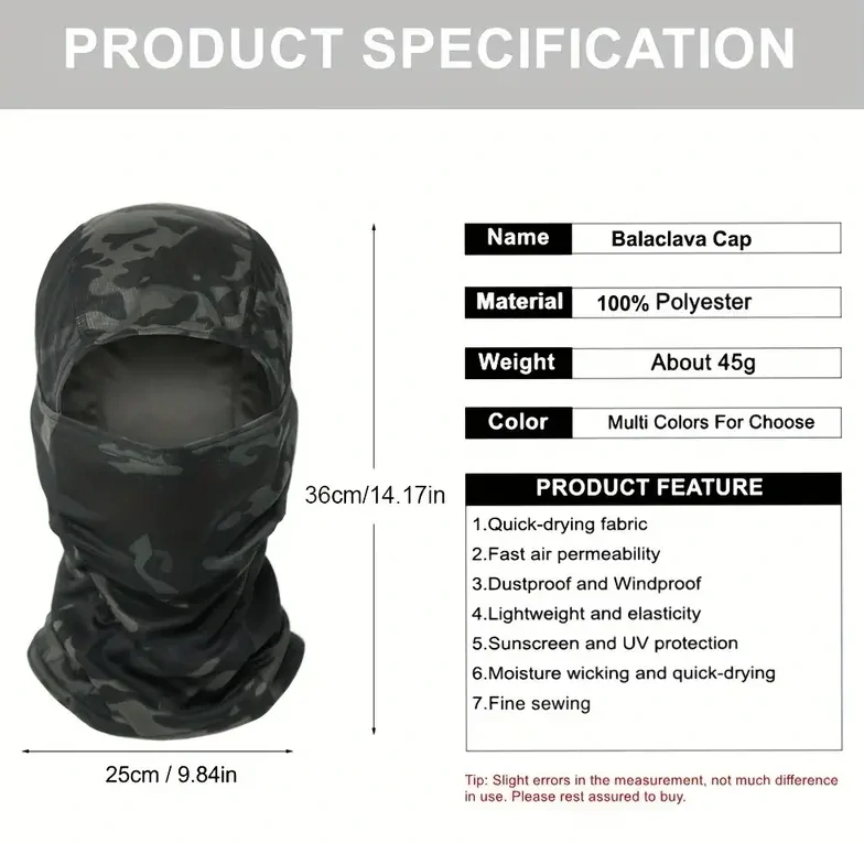 Taktická maskovací pokrývka hlavy Les