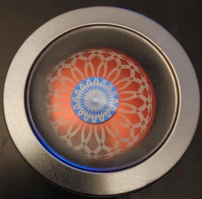 Fidget Spinner Ufo- White lines, kulatý