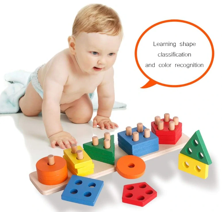 Montessori dřevěná motorická hračka, Story Tellers