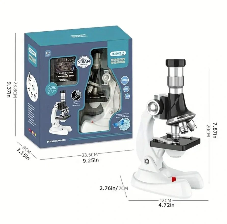 Mikroskopická sada s LED světlem