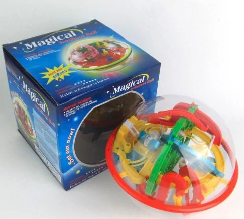 Magical Intellect Ball, hlavolam- 3D bludiště, 118 překážek