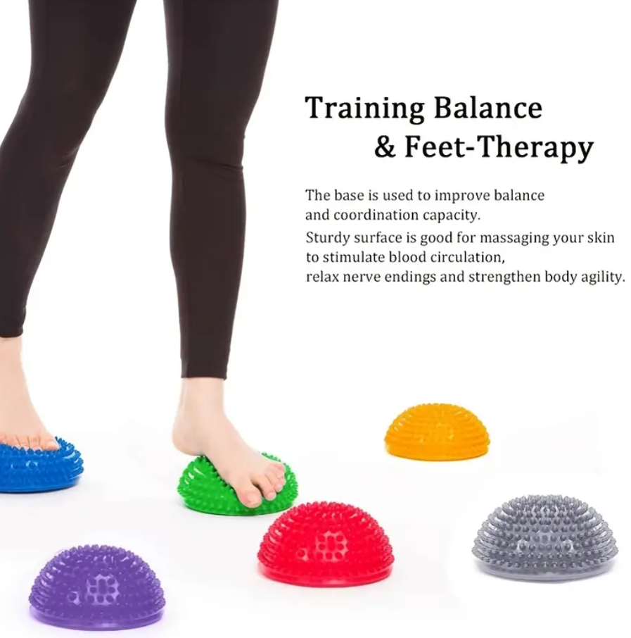 Balanční míče žluté 16cm 2 ks