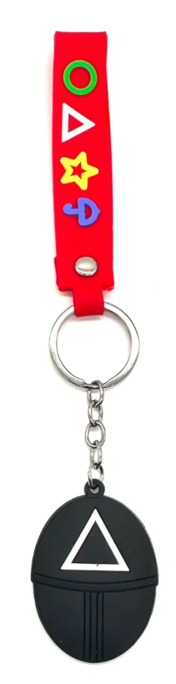 Squid Game, Hra na oliheň- 2D přívěšek s poutkem Maska černá