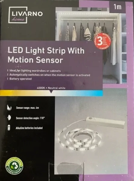 LED pásek se senzorem pohybu 1 m