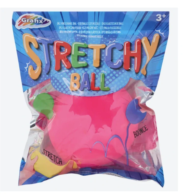 Kaltom Stretchy Ball, Antistresový mačkací míč velký žlutý