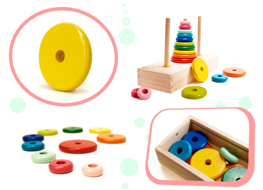 Dřevěná pyramida s podstavcem KX6214