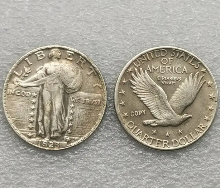 Replika mince Quarter Dollar 1923