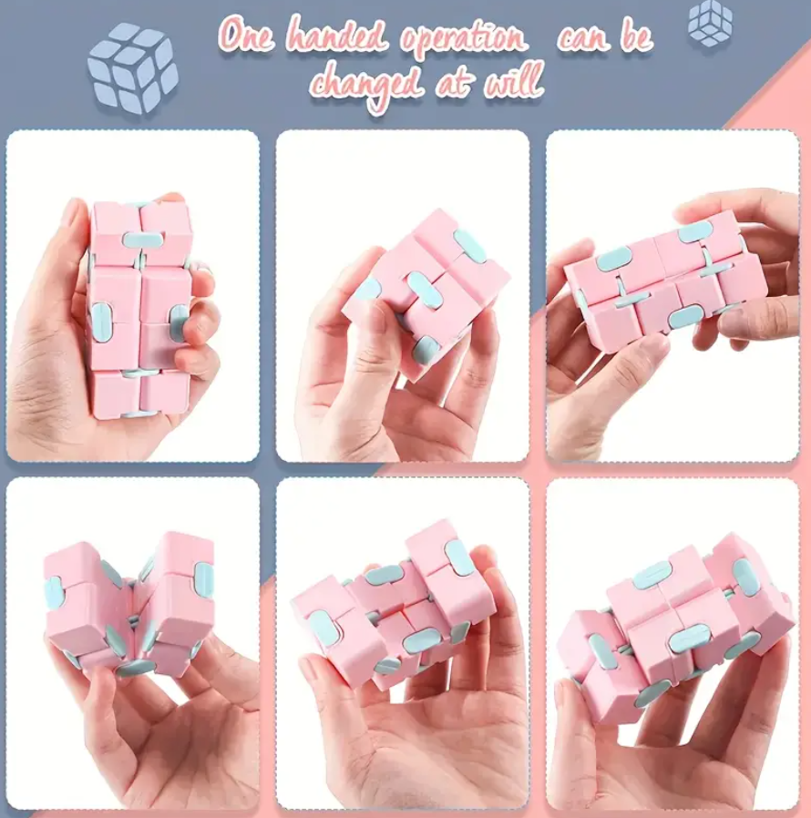 Infinity Cube, Nekonečná mini kostka pastelová modrá