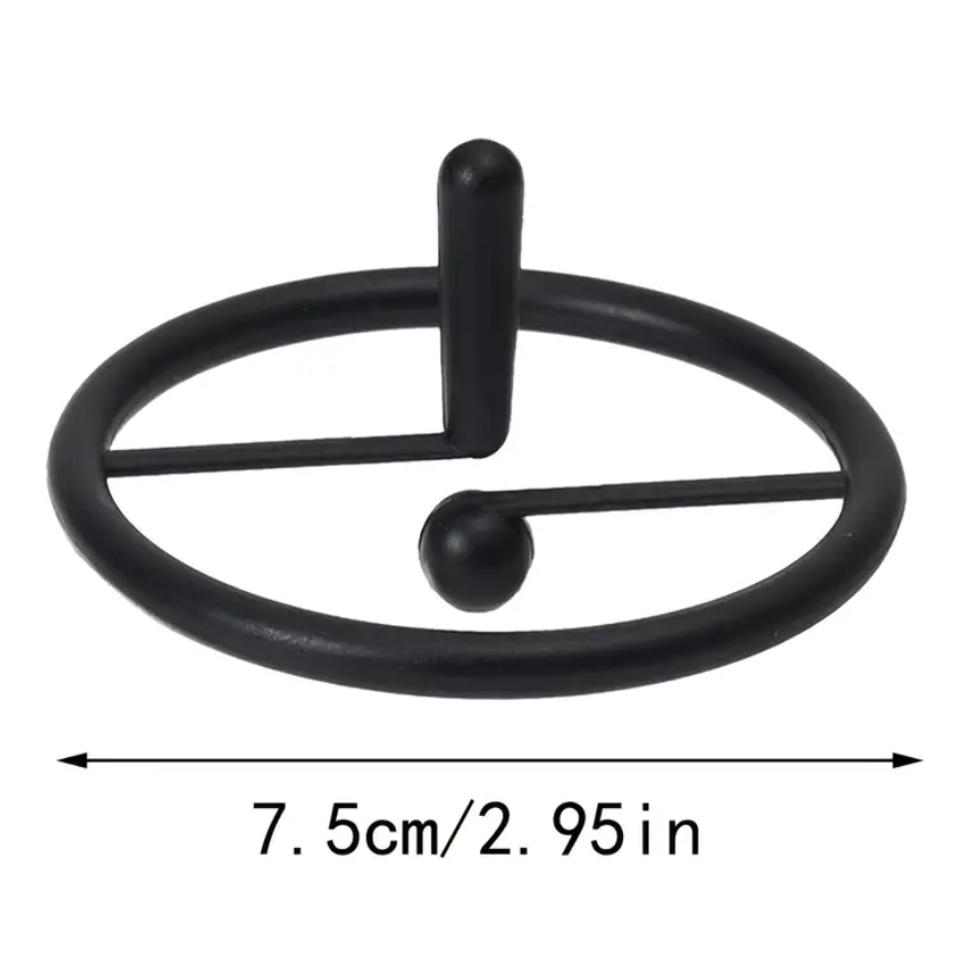 Plovoucí gyroskop s vykřičníkem, zelený